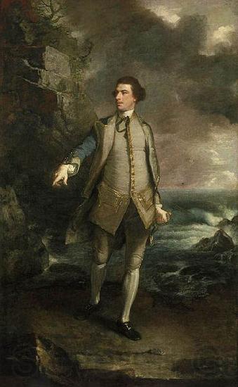 Sir Joshua Reynolds Captain the Honourable Augustus Keppel Spain oil painting art